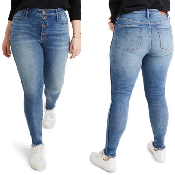 Madewell Tall 10" High-Rise Skinny Jeans Plus Size - Picture 15 of 15